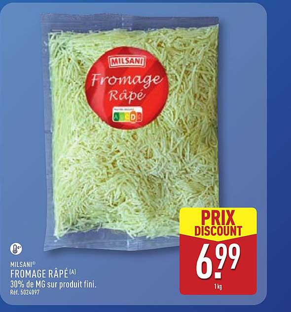 Milsani Fromage Râpé