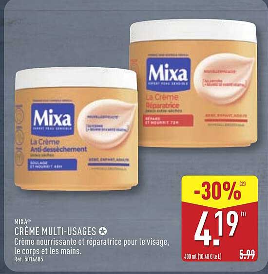 Mixa CRÈME MULTI-USAGES