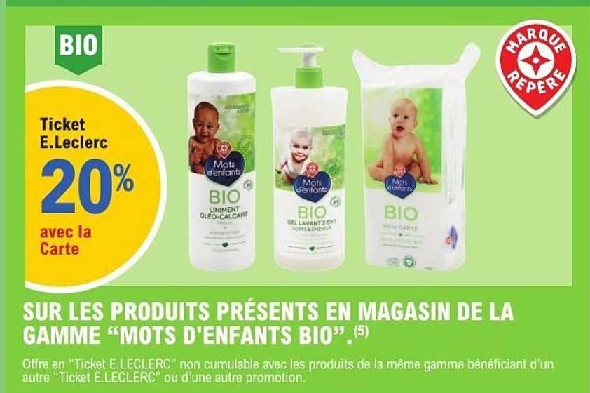 Mots d'enfants BIO