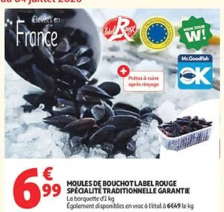 MOULES DE BOUCHOT LABEL ROUGE