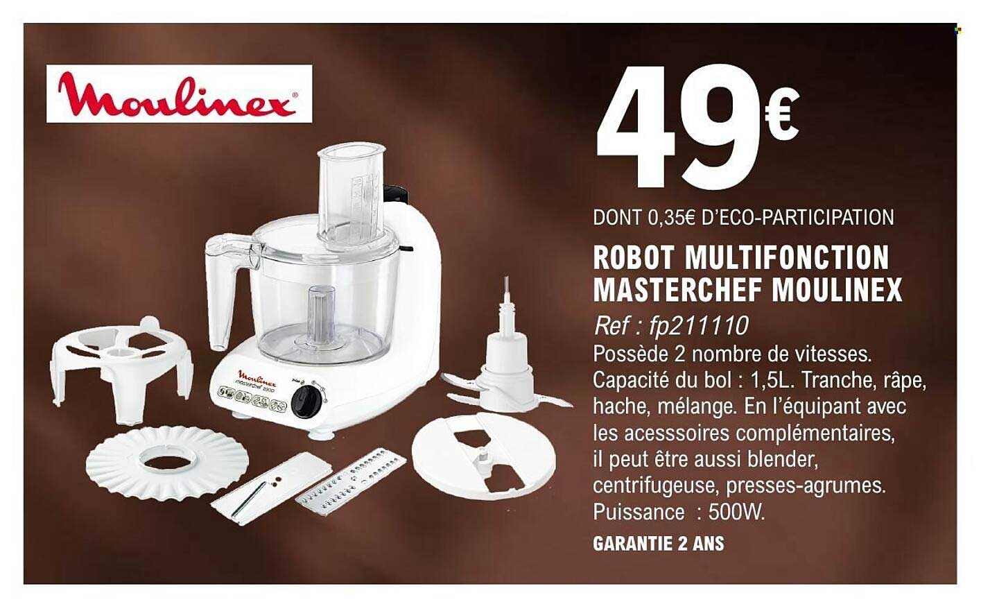 Moulinex Robot multifonction Masterchef Moulinex