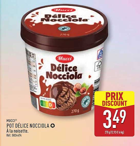 Mucci Délice Nocciola