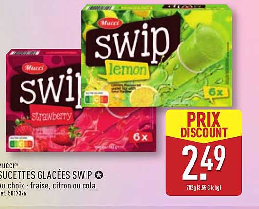 Mucci’ Sucettes glacées SWIP