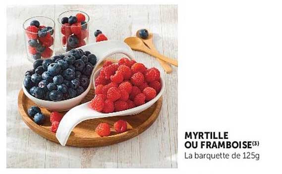 MYRTILLE OU FRAMBOISE