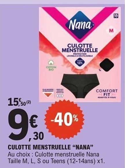 Nana Culotte menstruelle