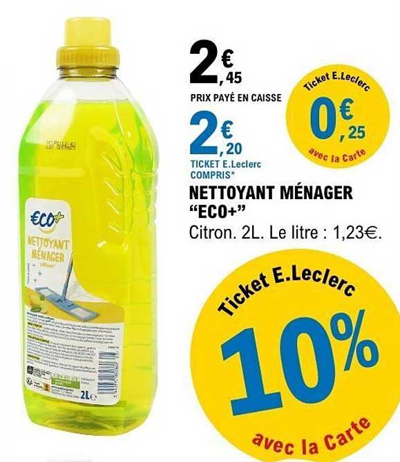 NETTOYANT MÉNAGER "ECO+
