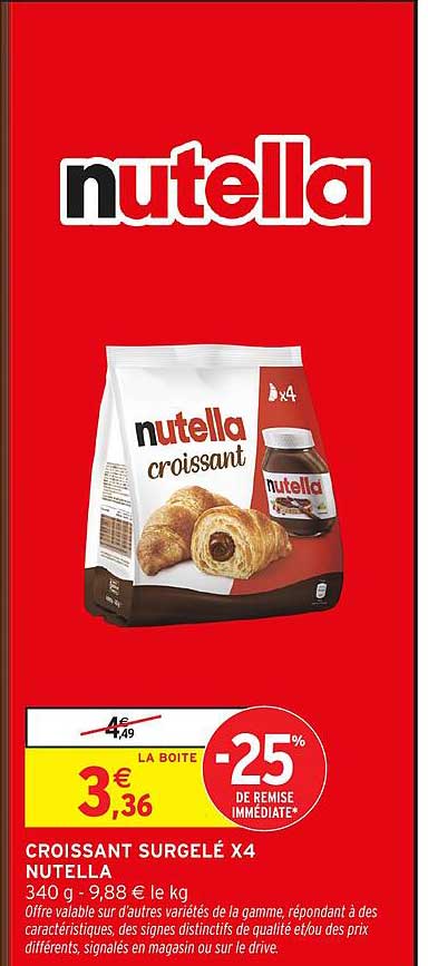 Nutella croissant