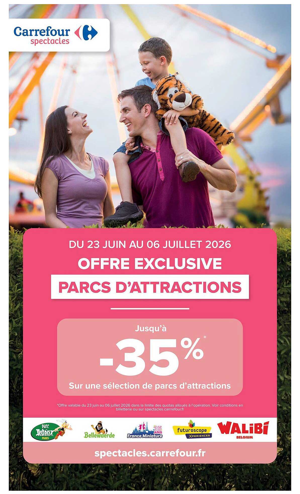 OFFRE EXCLUSIVE פארCS D’ATTRACTIONS