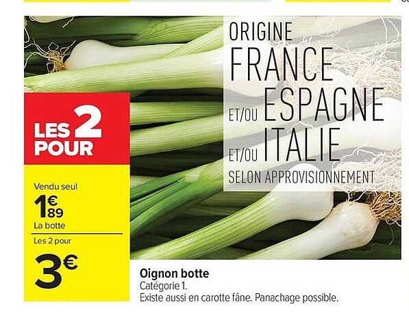 Oignon botte