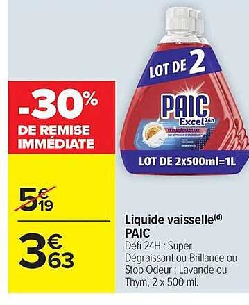 PAIC Liquide vaisselle