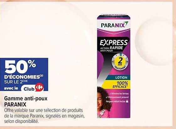 PARANIX EXPRESS ACTION RAPIDE ANTI-POUX
