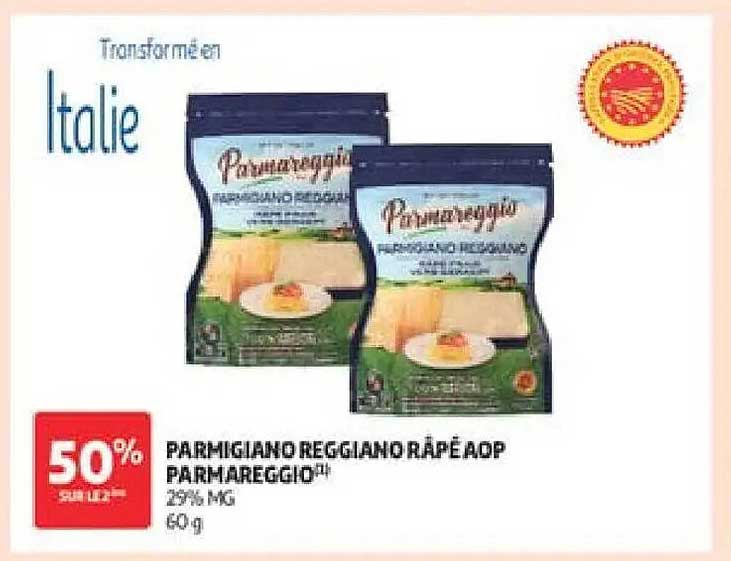 Parmareggio Parmigiano Reggiano Râpé AOP