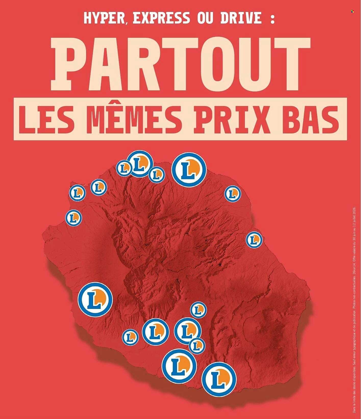 PARTOUT LES MÊMES PRIX BAS