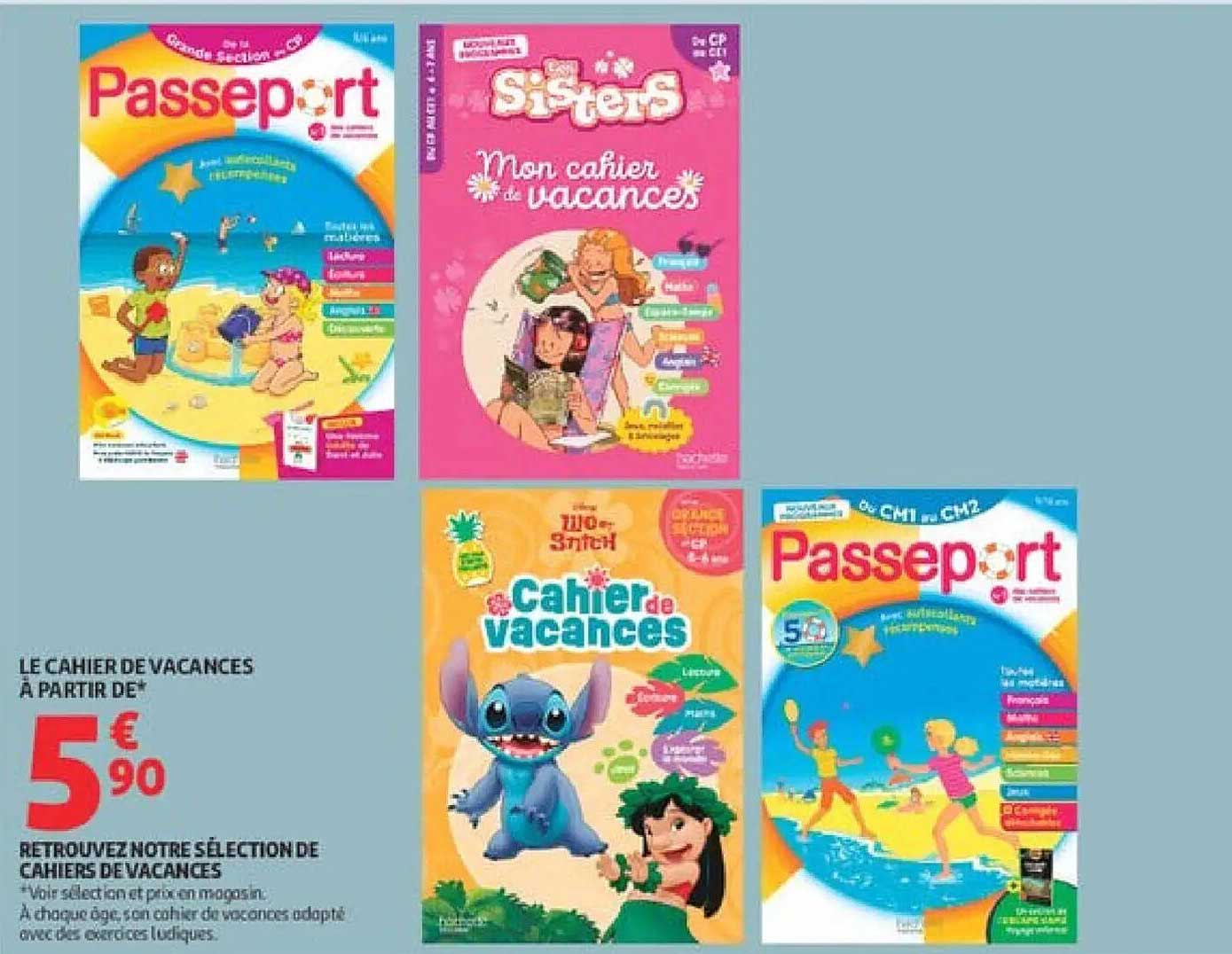 Passeport Cahier de vacances