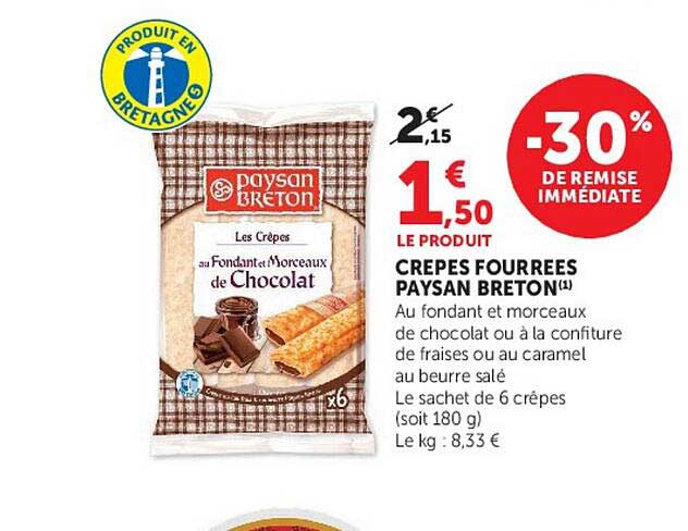 Paysan Breton Crepes Fourrees