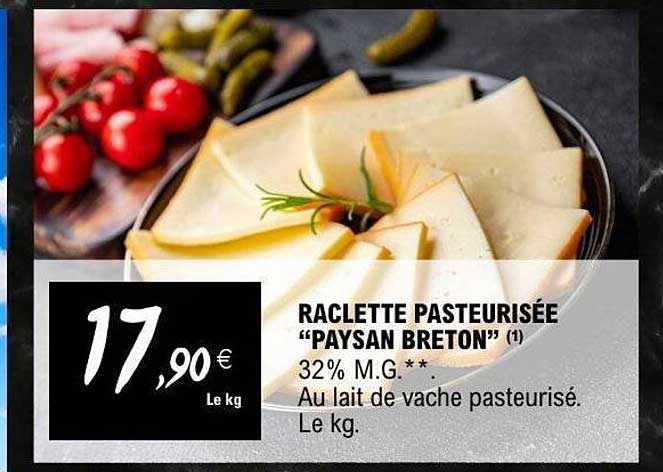 Paysan Breton Raclette pasteurisée
