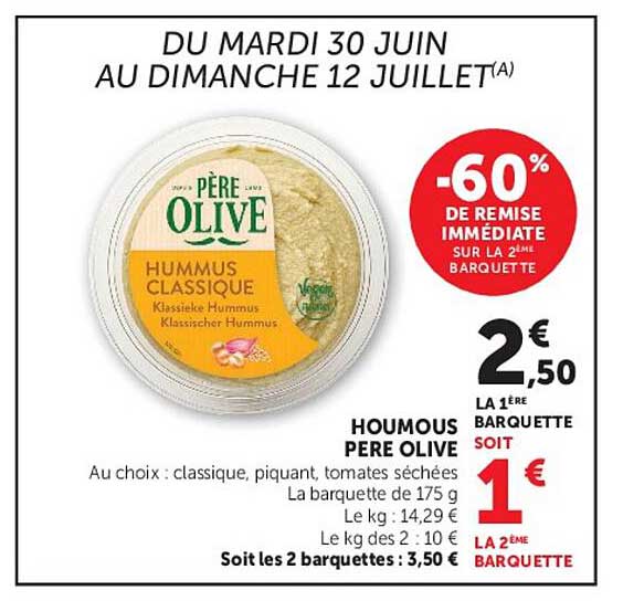 Père Olive Hummus Classique