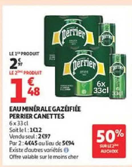 Perrier Canettes