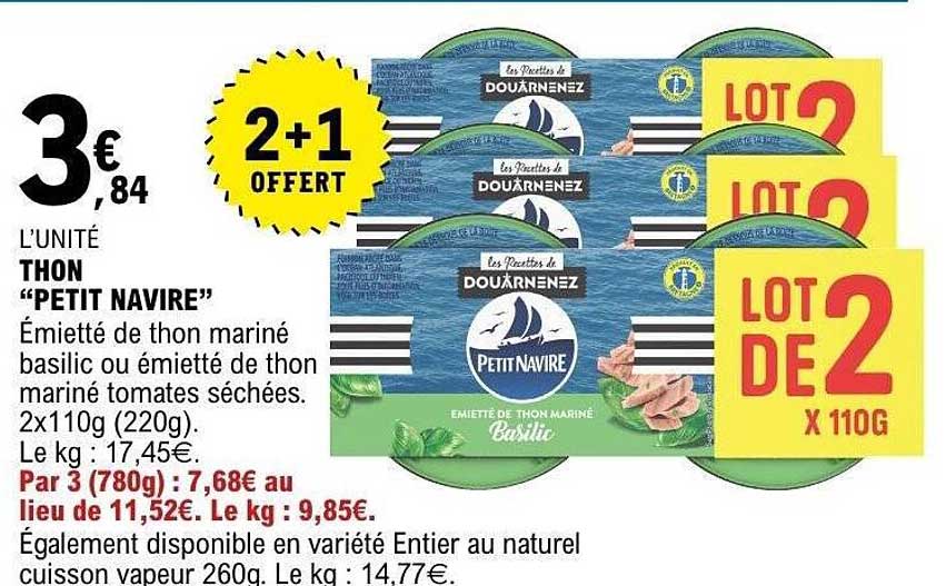 Petit Navire Thon