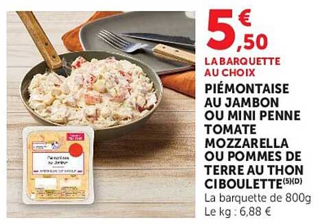 PIÉMONTAISE AU JAMBON