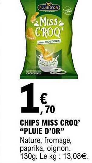 Pluie d'Or Miss Croq