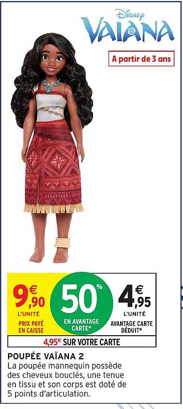 Poupée Vaiana 2