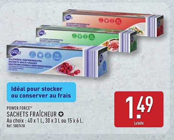 POWER FORCE SACHETS FRAÎCHEUR