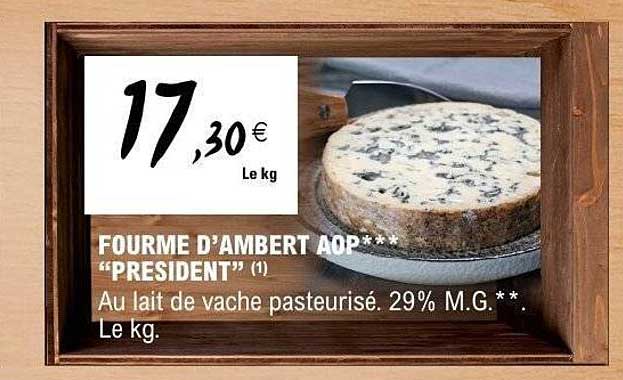 PRESIDENT Fourme d’Ambert AOP