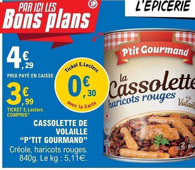 P’tit Gourmand La Cassolette