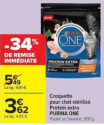 PURINA ONE Protein Extra
