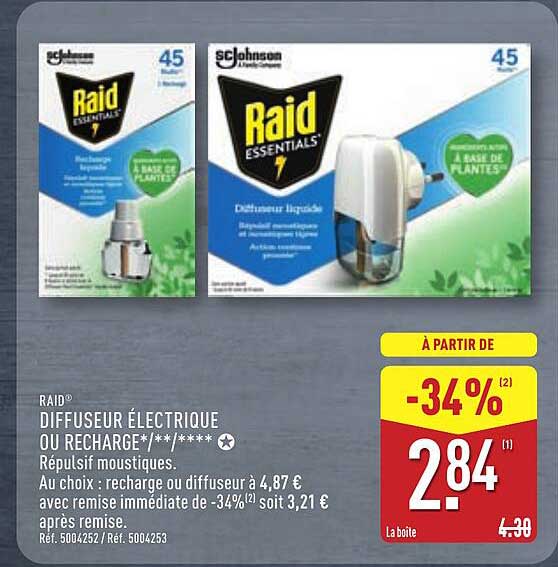 Raid Diffuseur électrique
