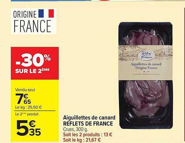 Reflets de France Aiguillettes de canard