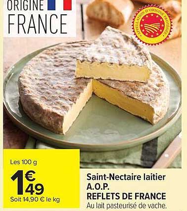 REFLETS DE FRANCE Saint-Nectaire laitier A.O.P