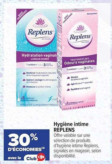 Replens Hygiène intime