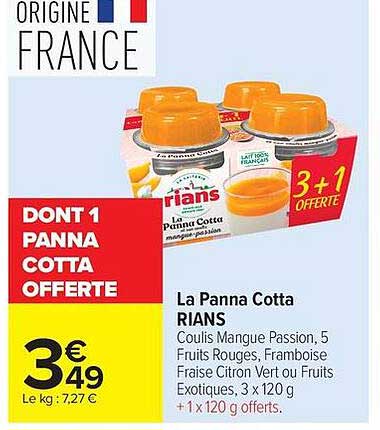 RIANS La Panna Cotta