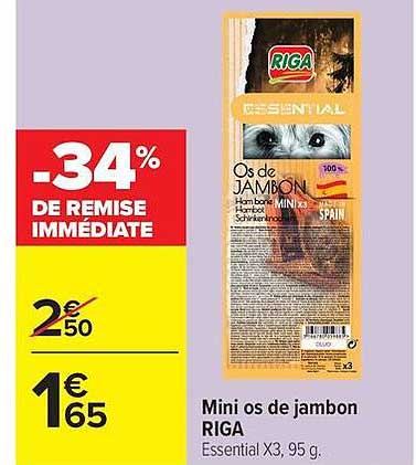 RIGA Mini os de jambon
