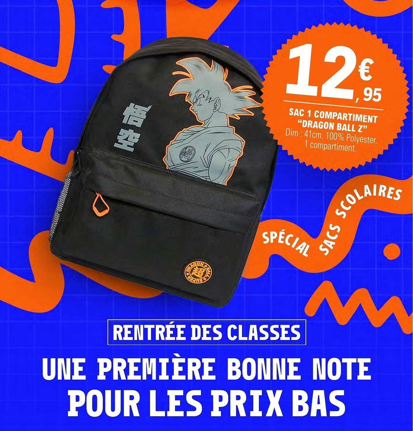SAC 1 COMPARTIMENT "DRAGON BALL Z