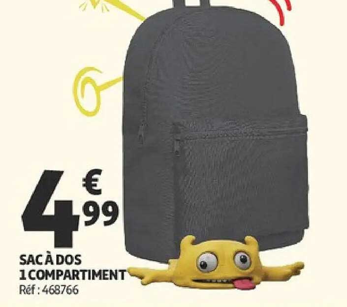 SAC À DOS 1 COMPARTIMENT