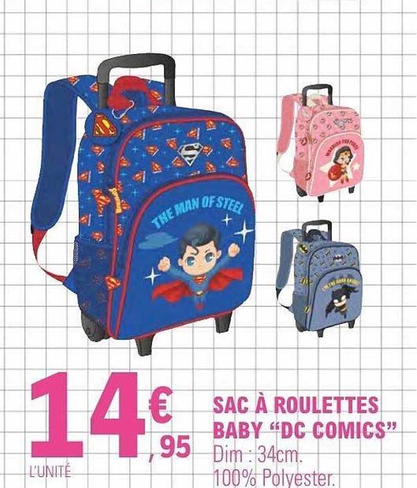 SAC À ROULETTES BABY “DC COMICS”