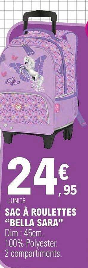 SAC À ROULETTES “BELLA SARA”