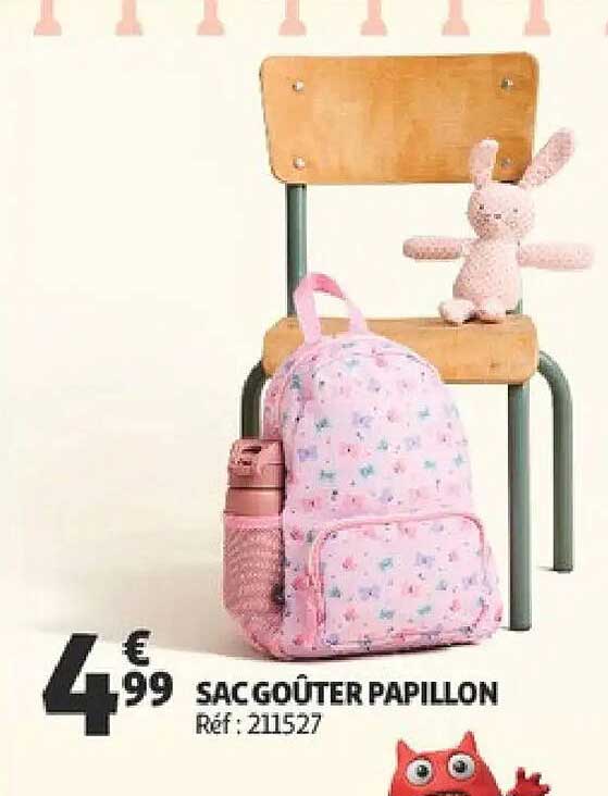 SAC GOÛTER PAPILLON