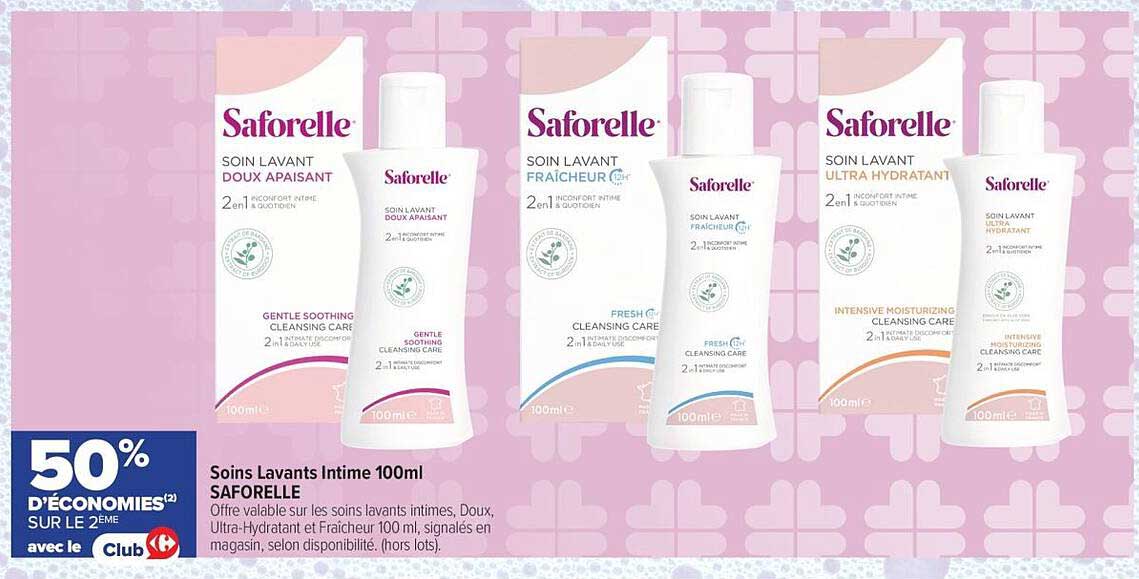 Saforelle Soins Lavants Intime
