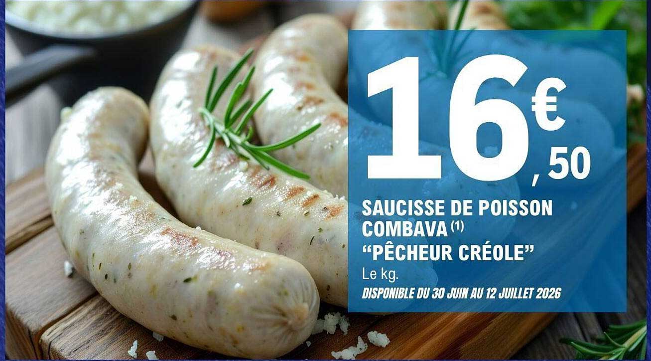 SAUCISSE DE POISSON COMBAVA