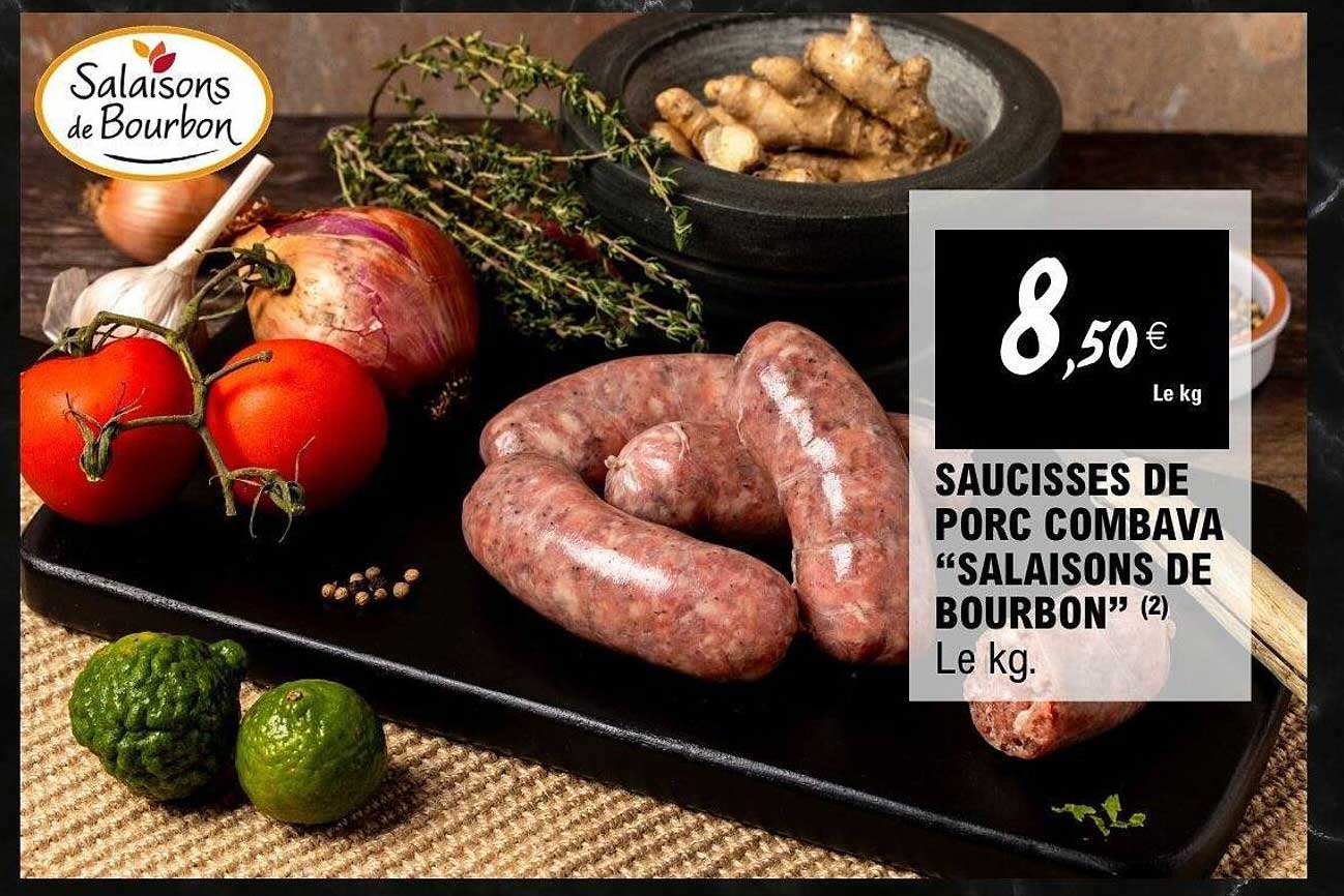 SAUCISSES DE PORC COMBAVA