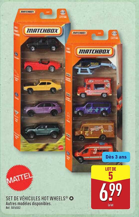 SET DE VÉHICULES HOT WHEELS