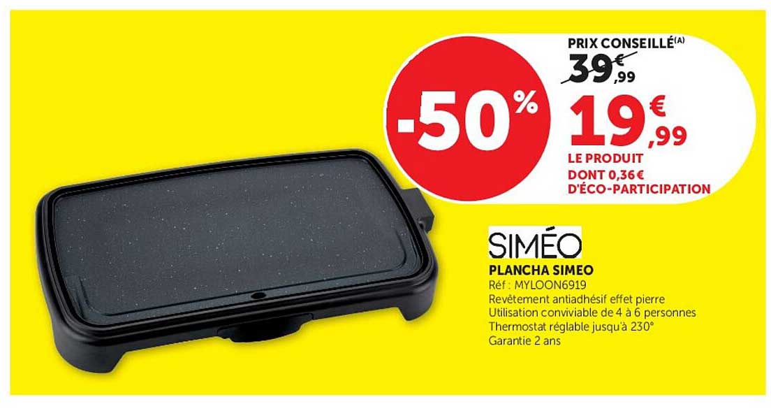 SIMÉO PLANCHA SIMEO