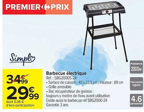 Simple Barbecue électrique