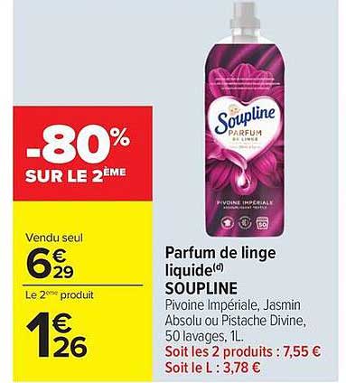 Soupline Parfum de linge liquide