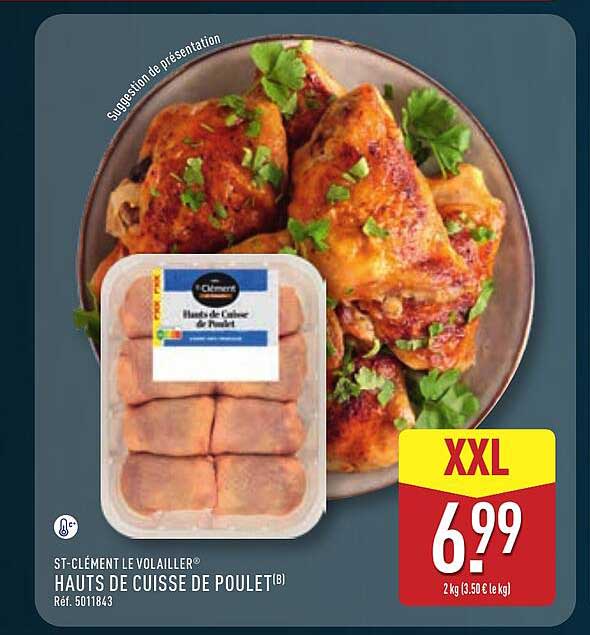 ST-CLEMENT LE VOLAILLER HAUTS DE CUISSE DE POULET