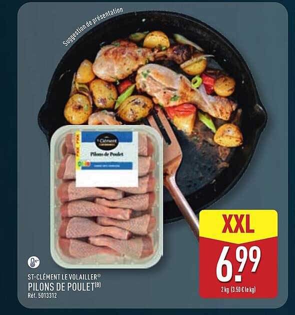 ST-CLÉMENT LE VOLAILLER PILONS DE POULET